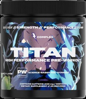 COMPLEX Titan Pre-workout - Green Apple 400 g