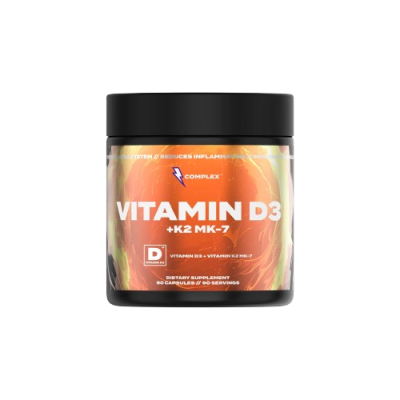COMPLEX Vitamin D3+K2 MK-7 90 kapslí