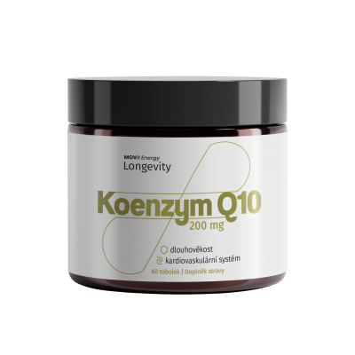 MOVIT ENERGY LONGEVITY - Koenzym Q10 200 mg Extra Strong, 60 tobolek