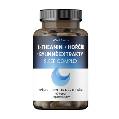 MOVIT ENERGY Sleep Complex L-Theanin + Hořčík + Bylinné extrakty 90 kapslí