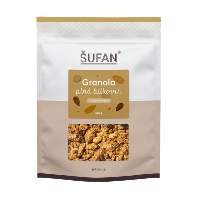 ŠUFAN Granola plná bílkovin 420 g