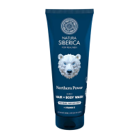 NATURA SIBERICA Arctic Wild Mycí gel 3v1 na vlasy, tělo a vousy Severní síla 200 ml