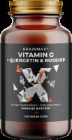BRAINMAX Vitamin C & Quercetin, Rose Hip 100 kapslí