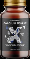 BRAINMAX Calcium D3 & K2, vápník s vitamínem D3 & K2 60 kapslí
