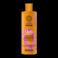 NATURA SIBERICA Oblepikha O Curl Control Proteinový mycí kondicionér 2v1 pro kudrnaté vlasy 400 ml NATURA SIBERICA Oblepikha O Curl Control Proteinový mycí kondicionér 2v1 pro kudrnaté vlasy 400 ml