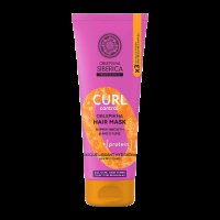 NATURA SIBERICA Oblepikha O Curl Control Proteinová maska pro kudrnaté vlasy 200 ml NATURA SIBERICA Oblepikha O Curl Control Proteinová maska pro kudrnaté vlasy 200 ml