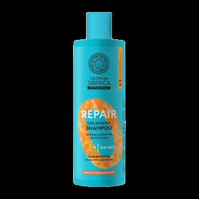 NATURA SIBERICA Oblepikha O Repair Regenerační šampon s keratinem 400 ml