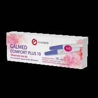 GALMED Těhotenský test tyčinka Comfort Plus 10, 2 ks GALMED Těhotenský test tyčinka Comfort Plus 10, 2 ks