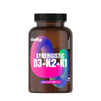 DAILY Synergistic D3 + K2 + K1 180 kapslí