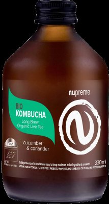 NUPREME Kombucha Cucumber & Coriander BIO 330 ml