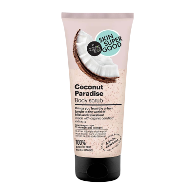 SKIN SUPER GOOD Tělový peeling - Kokosový ráj, 200 ml