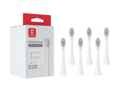 OCLEAN náhradní hlavice Kids Delicate Care P3K1 bílé 6 ks