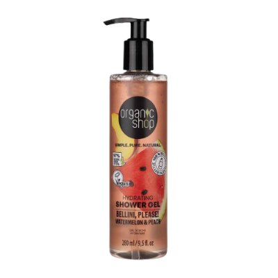 ORGANIC SHOP Hydratační sprchový gel Bellini, please! - Vodní meloun a broskev 280 ml ORGANIC SHOP Hydratační sprchový gel Bellini, please! - Vodní meloun a broskev 280 ml