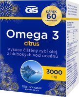 GS Omega 3 citrus 160 kapslí