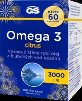GS Omega 3 citrus 160 kapslí