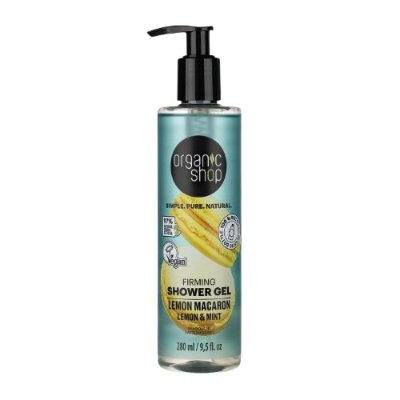 ORGANIC SHOP Organic Shop Zpevňující sprchový gel Lemon Macaron - Citron a máta, 250 ml 250 ml ORGANIC SHOP Organic Shop Zpevňující sprchový gel Lemon Macaron - Citron a máta, 250 ml 250 ml