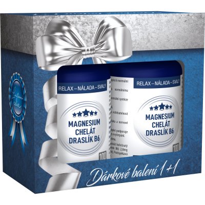 CLINICAL NUTRICOSMETICS Magnesium chelát, draslík, B6, dárkové balení 100 tablet CLINICAL NUTRICOSMETICS Magnesium chelát, draslík, B6, dárkové balení 100 tablet