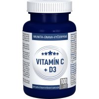 CLINICAL NUTRICOSMETICS Vitamin C + D3 100 kapslí CLINICAL NUTRICOSMETICS Vitamin C + D3 100 kapslí