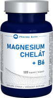 PHARMA ACTIV Magnesium Chelát + B6 120 kapslí