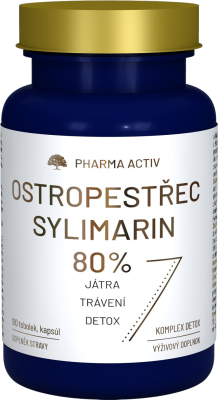 PHARMA ACTIV Ostropestřec Sylimarin 80% 90 tobolek