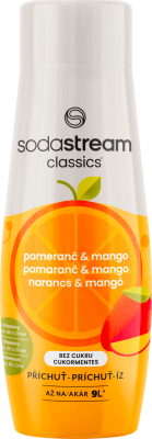 SODASTREAM Příchuť Pomeranč Mango Zero 440 ml