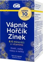 GS Vápník, hořčík, zinek 140 tablety