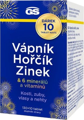 GS Vápník, hořčík, zinek 140 tablety GS Vápník, hořčík, zinek 140 tablety