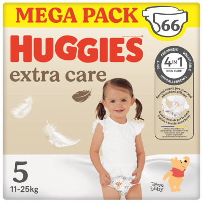 HUGGIES Extra Care 5 BOX 66 ks