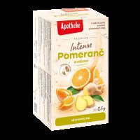 APOTHEKE čaj pomeranč a zázvor Intense 20 x 2.5 g