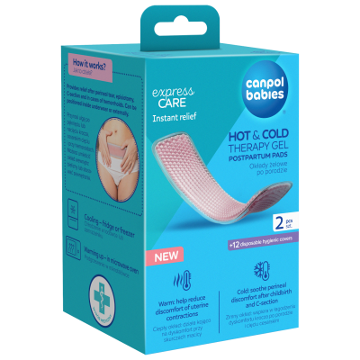 CANPOL BABIES Poporodní gelové vložky Hot&Cold 2 ks