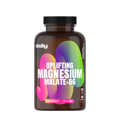 DAILY Uplifting Magnesium Malate + B6 180 kapslí DAILY Uplifting Magnesium Malate + B6 180 kapslí