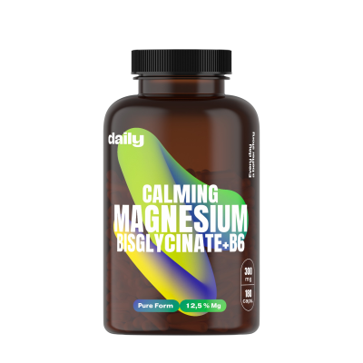 DAILY Calming Magnesium Bisglycinate + B6 180 kapslí DAILY Calming Magnesium Bisglycinate + B6 180 kapslí