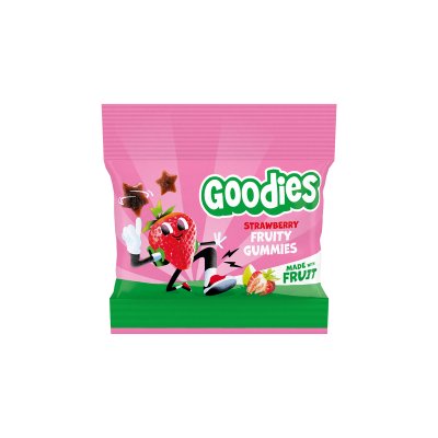 GOODIES jahodoví gumídci 17 g GOODIES jahodoví gumídci 17 g