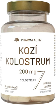 PHARMA ACTIV Kozí kolostrum 200mg 60 tobolek