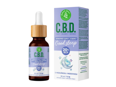 ZELENÁ ZEMĚ C.B.D. Konopné kapky s BCP Good sleep 30 ml