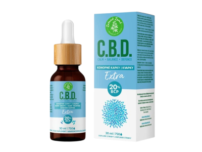 ZELENÁ ZEMĚ C.B.D. Konopné kapky s BCP Extra 30 ml ZELENÁ ZEMĚ C.B.D. Konopné kapky s BCP Extra 30 ml