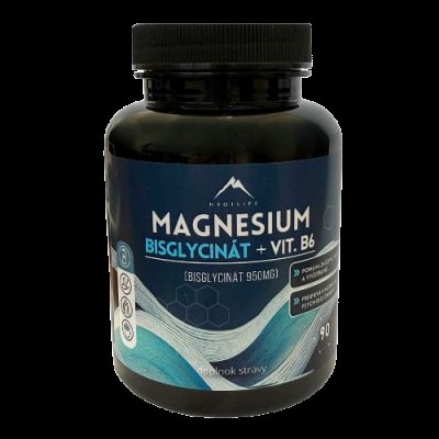 HROTLIFE Magnesium bisglycinát + vitamín B6 90 kapslí