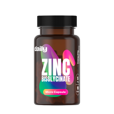DAILY Zinc Bisglycinate 90 kapslí