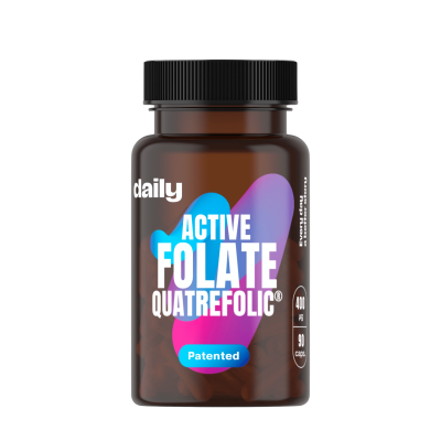 DAILY Active Folate Quatrefolic 90 kapslí