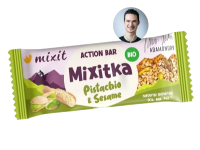 MIXIT Action BIO Mixitka Adama Ondry - Sezam a pistácie 34 g MIXIT Action BIO Mixitka Adama Ondry - Sezam a pistácie 34 g