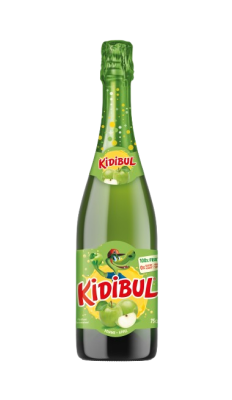 KIDIBUL Dětský šumivý nápoj - 100% Jablko 750 ml