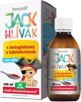 IMUNIT Jack Hlívák glukany + laktoferin sirup 300 ml IMUNIT Jack Hlívák glukany + laktoferin sirup 300 ml