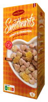 NORDCRUNCH Sweethearts Cereální srdíčka s medem a skořicí 150 g