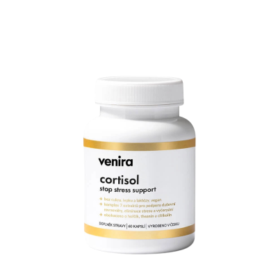 VENIRA cortisol - stop stress support 60 kapslí VENIRA cortisol - stop stress support 60 kapslí