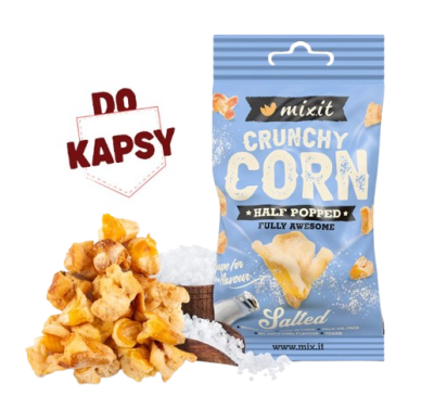MIXIT Crunchy corn do kapsy - Mořská sůl 40 g