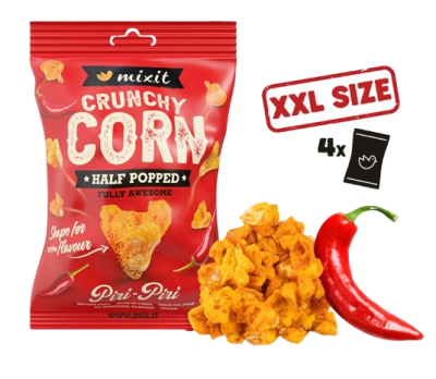 MIXIT Crunchy corn - Peri Peri & Kajenský pepř 175 g