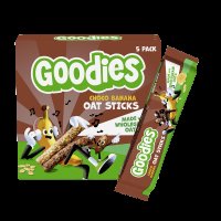 GOODIES ovesné tyčinky kakao & banán 5 x 23 g GOODIES ovesné tyčinky kakao & banán 5 x 23 g
