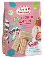 FRUCHTBAR BIO Waflové sušenky s jahodami 100 g