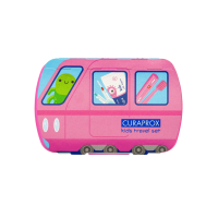 CURAPROX Travel set KIDS růžový