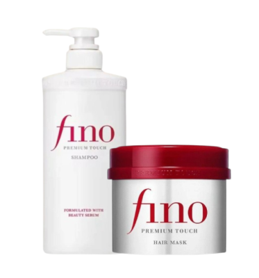 SHISEIDO prémiová regenerační maska na vlasy 230g a Shiseido Fino Premium Touch Shampoo 550ml SHISEIDO prémiová regenerační maska na vlasy 230g a Shiseido Fino Premium Touch Shampoo 550ml